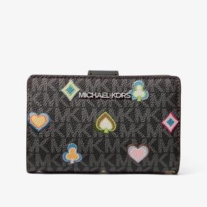 Michael Kors Jet Set Medium Printed Signature Logo Wallet
